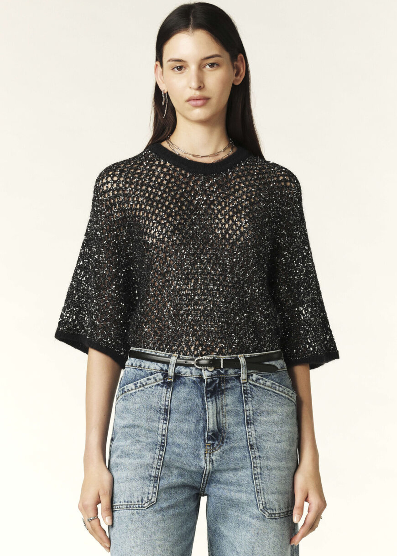 Ba&sh Nate Jumper - Black