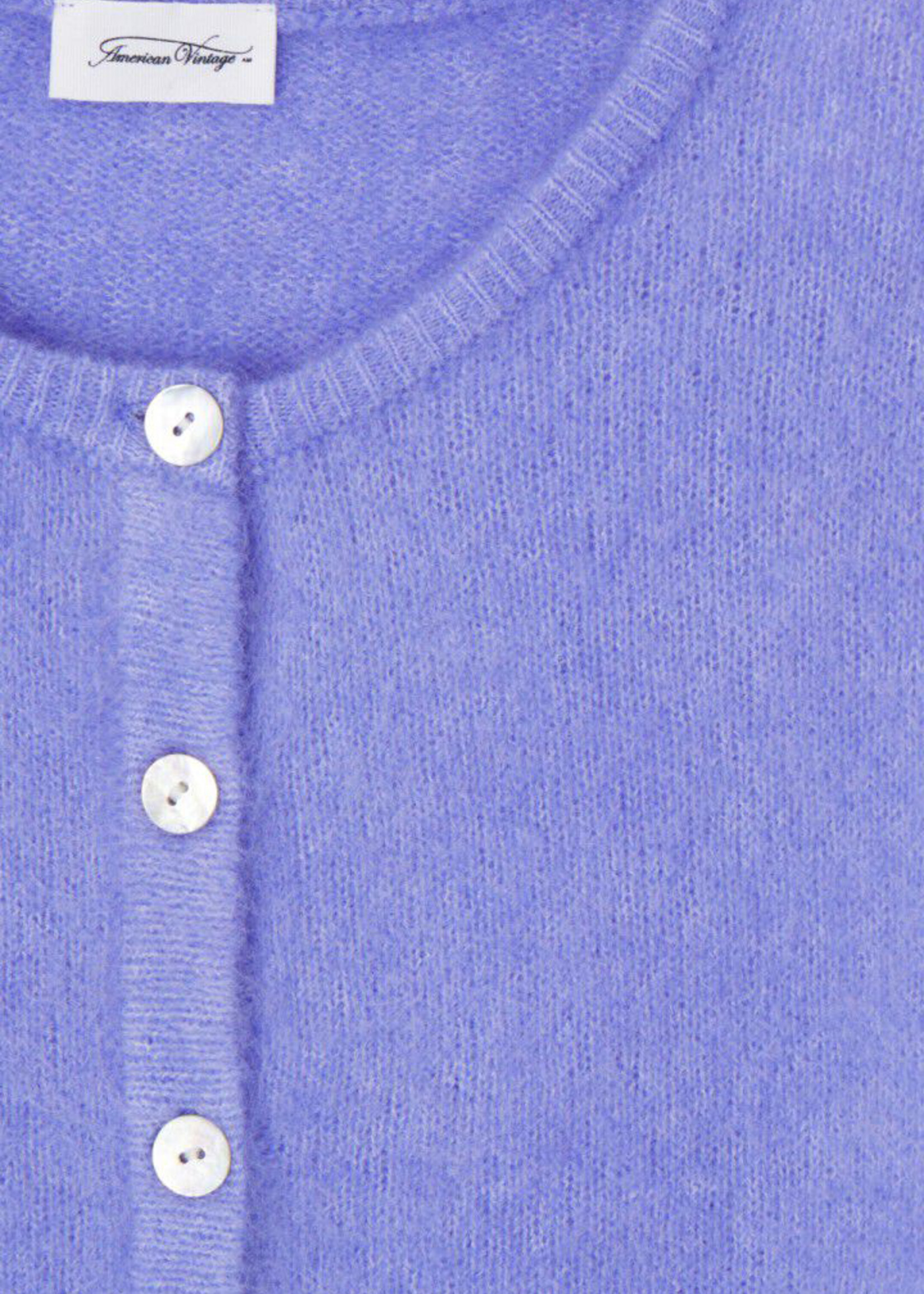 American Vintage Vitow Cardigan - Iris Melange