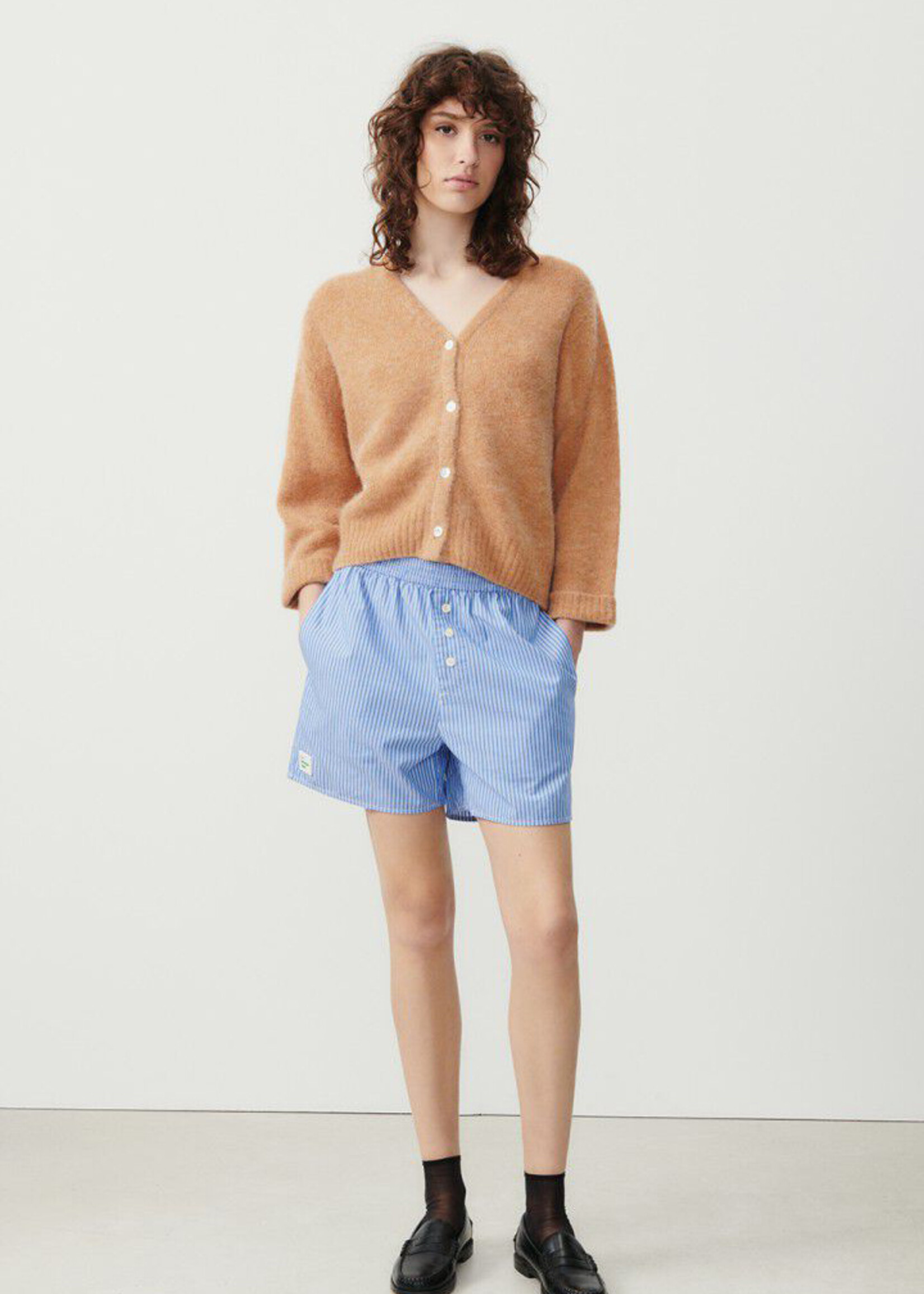 American Vintage East Cardigan - Macadamia Melange