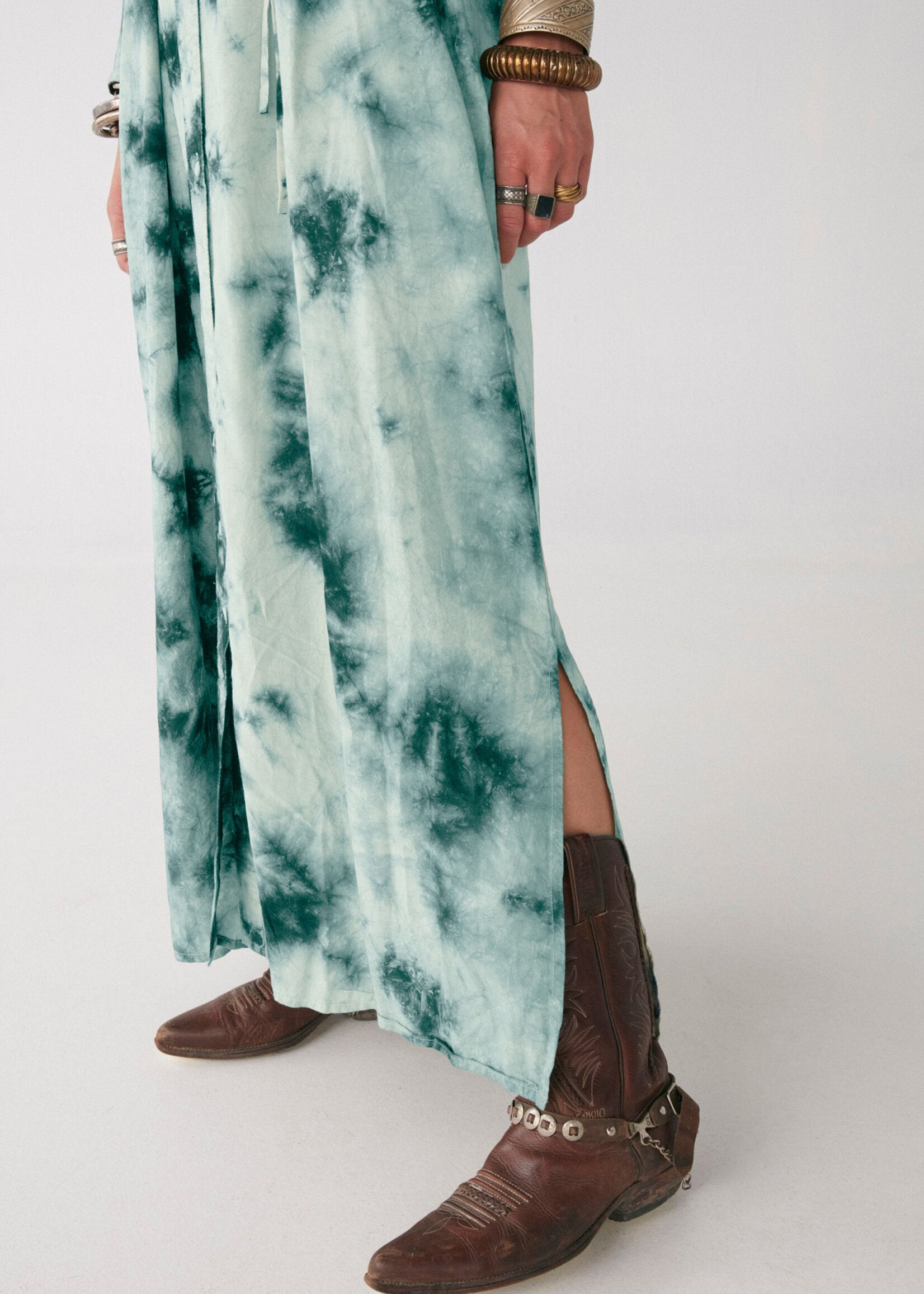 Maison Hotel Milkyway Jade Dress - Verdoso