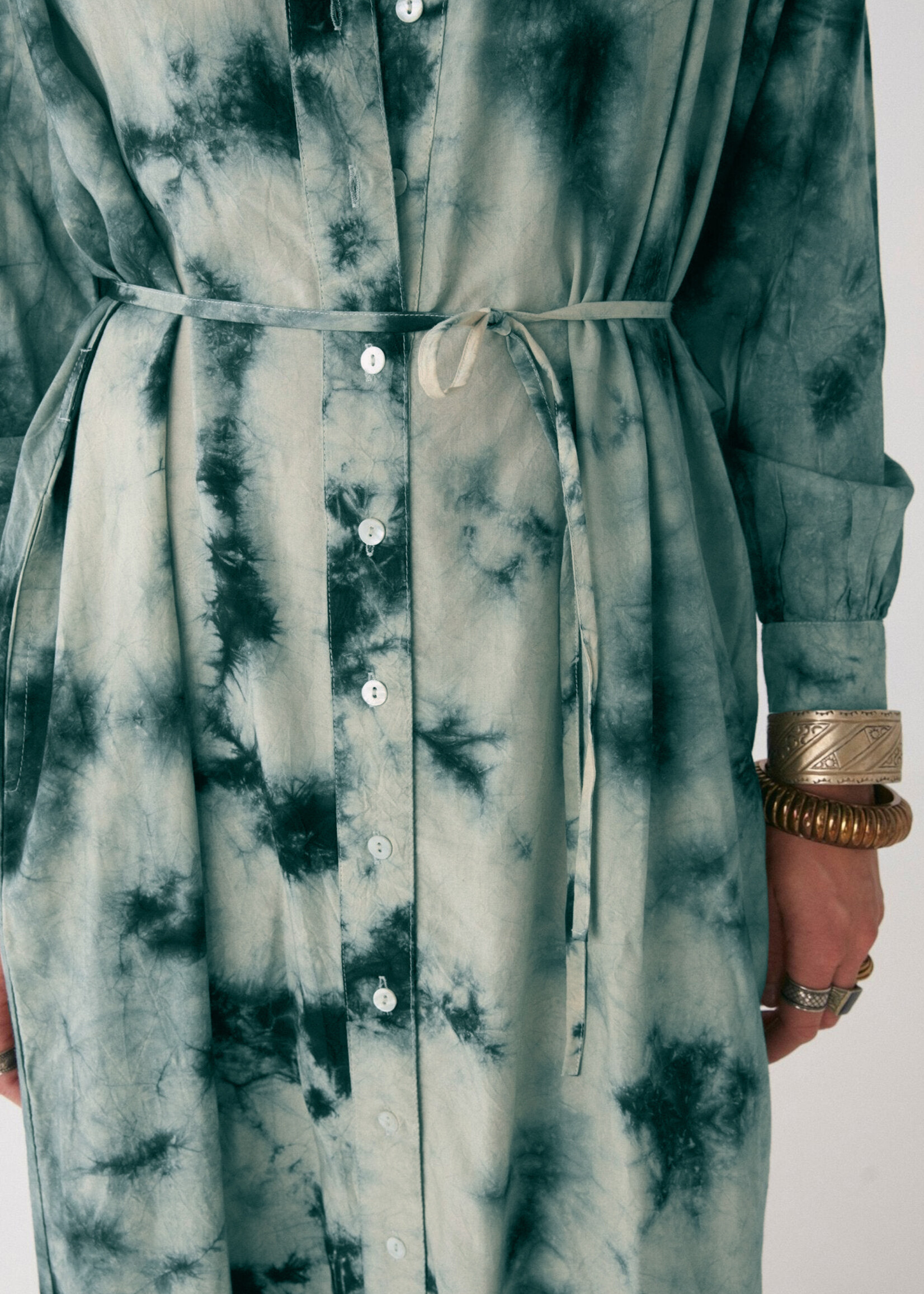 Maison Hotel Milkyway Jade Dress - Verdoso