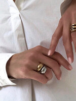 Bandhu Bouble Ring - Silver