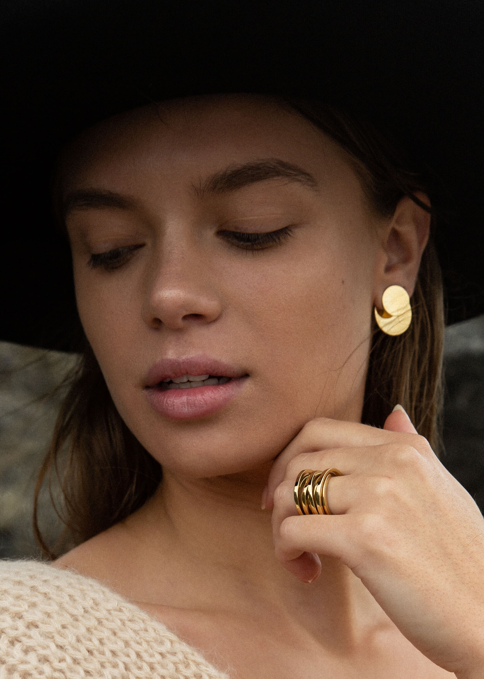 Bandhu Coil Ring - Gold