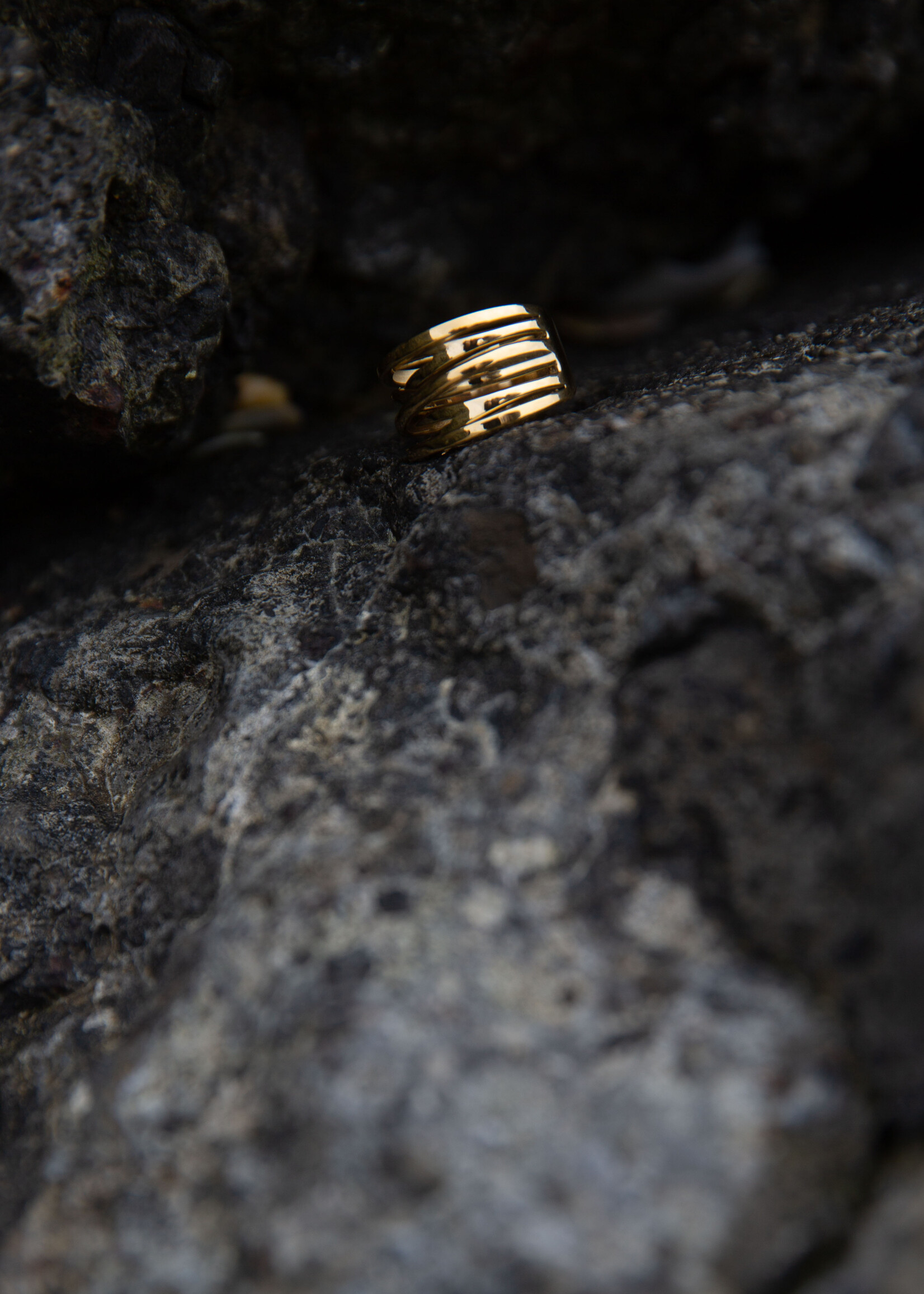 Bandhu Coil Ring - Gold