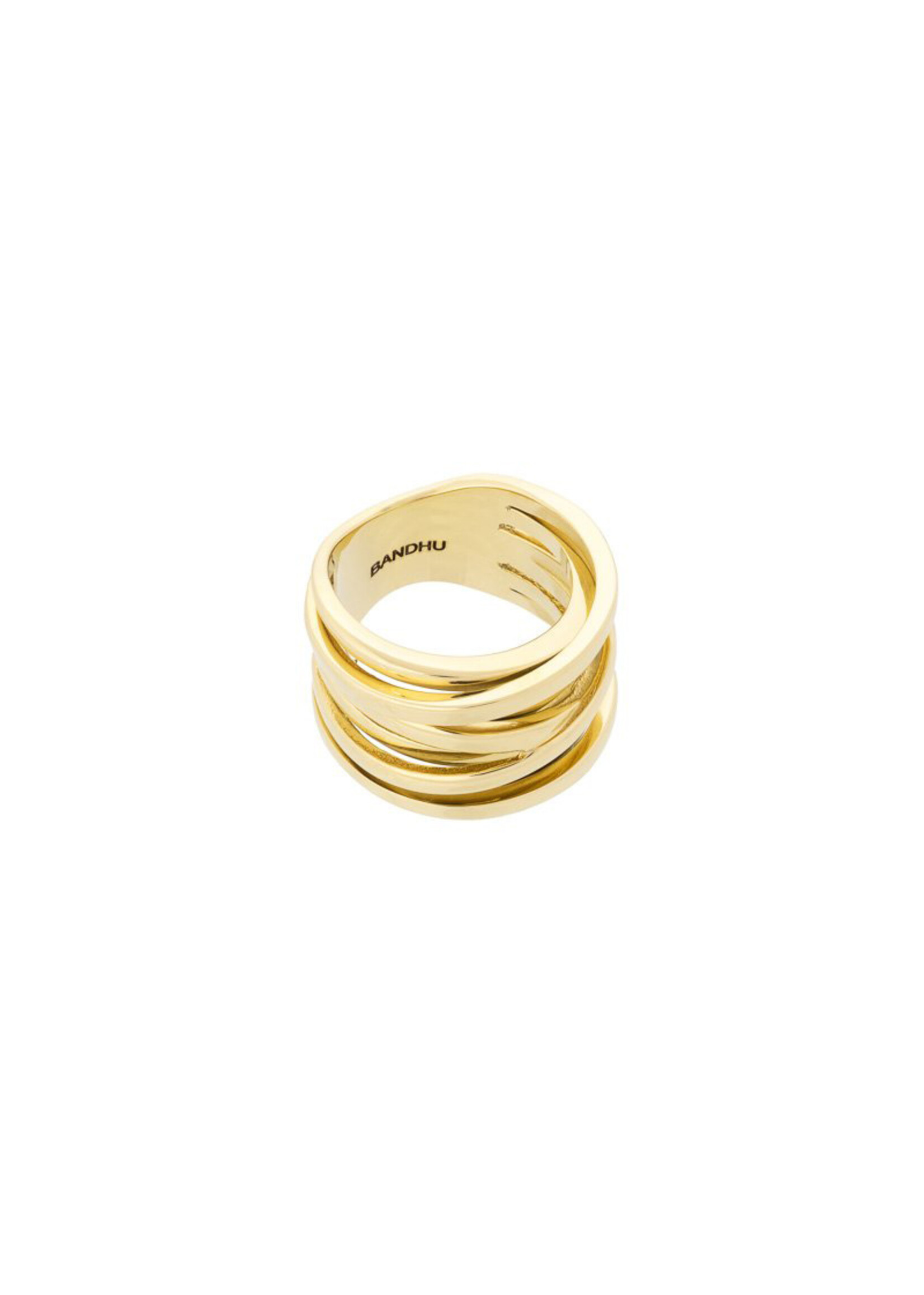 Bandhu Coil Ring - Gold