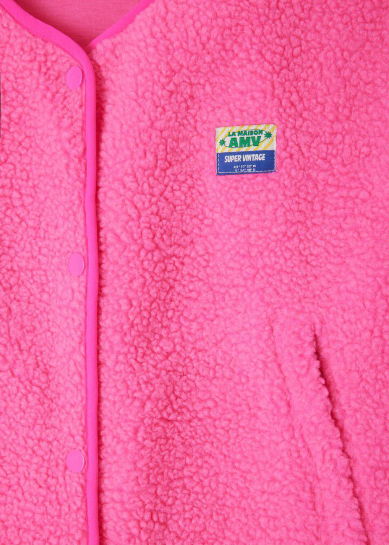 American Vintage Hoktown Gilet - Pink Acid Melange