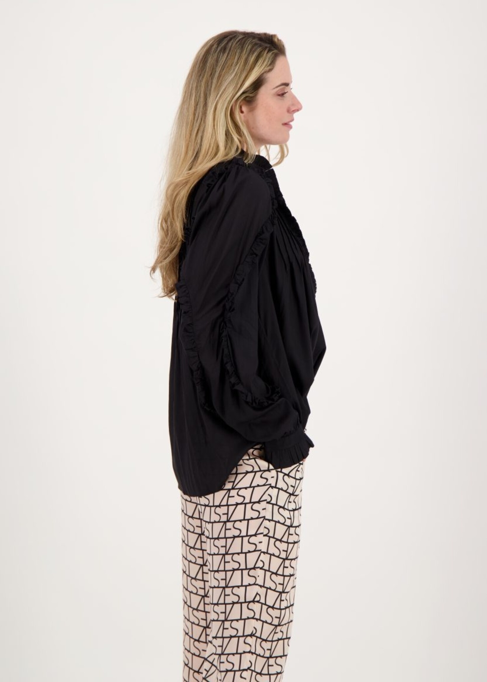 Est'Seven Lizzy Blouse - Black