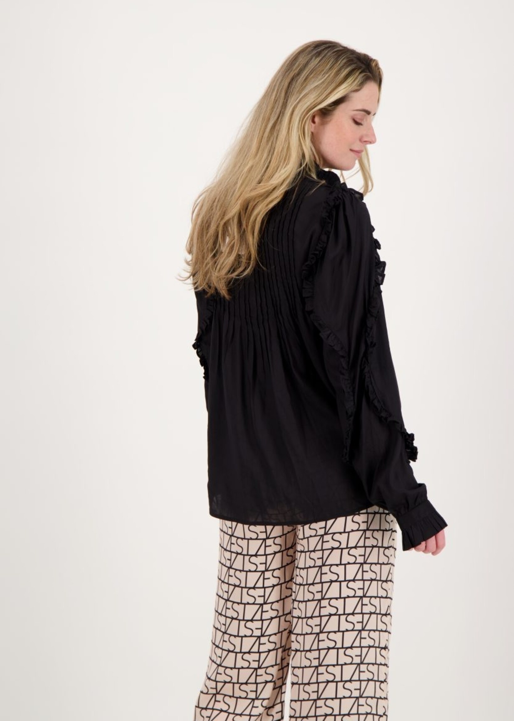 Est'Seven Lizzy Blouse - Black