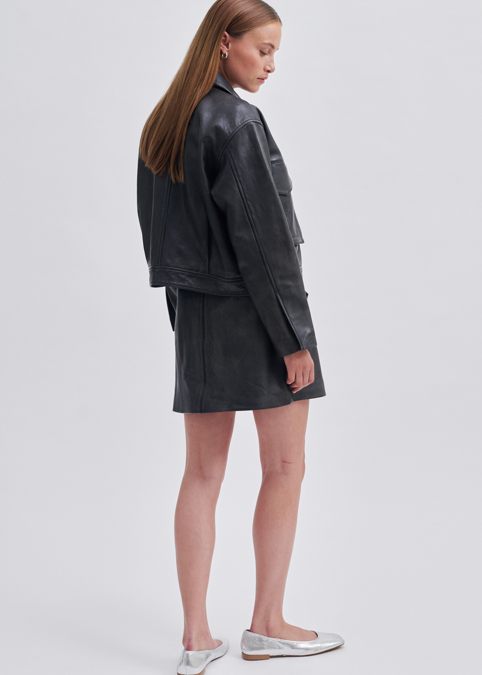 Second Female Lato Leather Jacket - Black