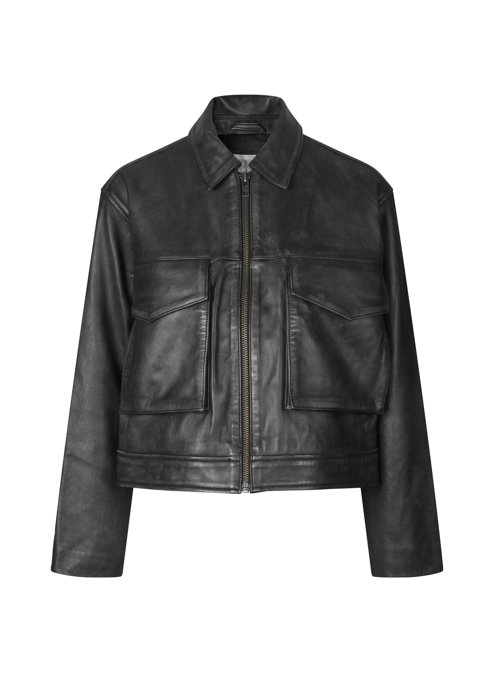 Second Female Lato Leather Jacket - Black