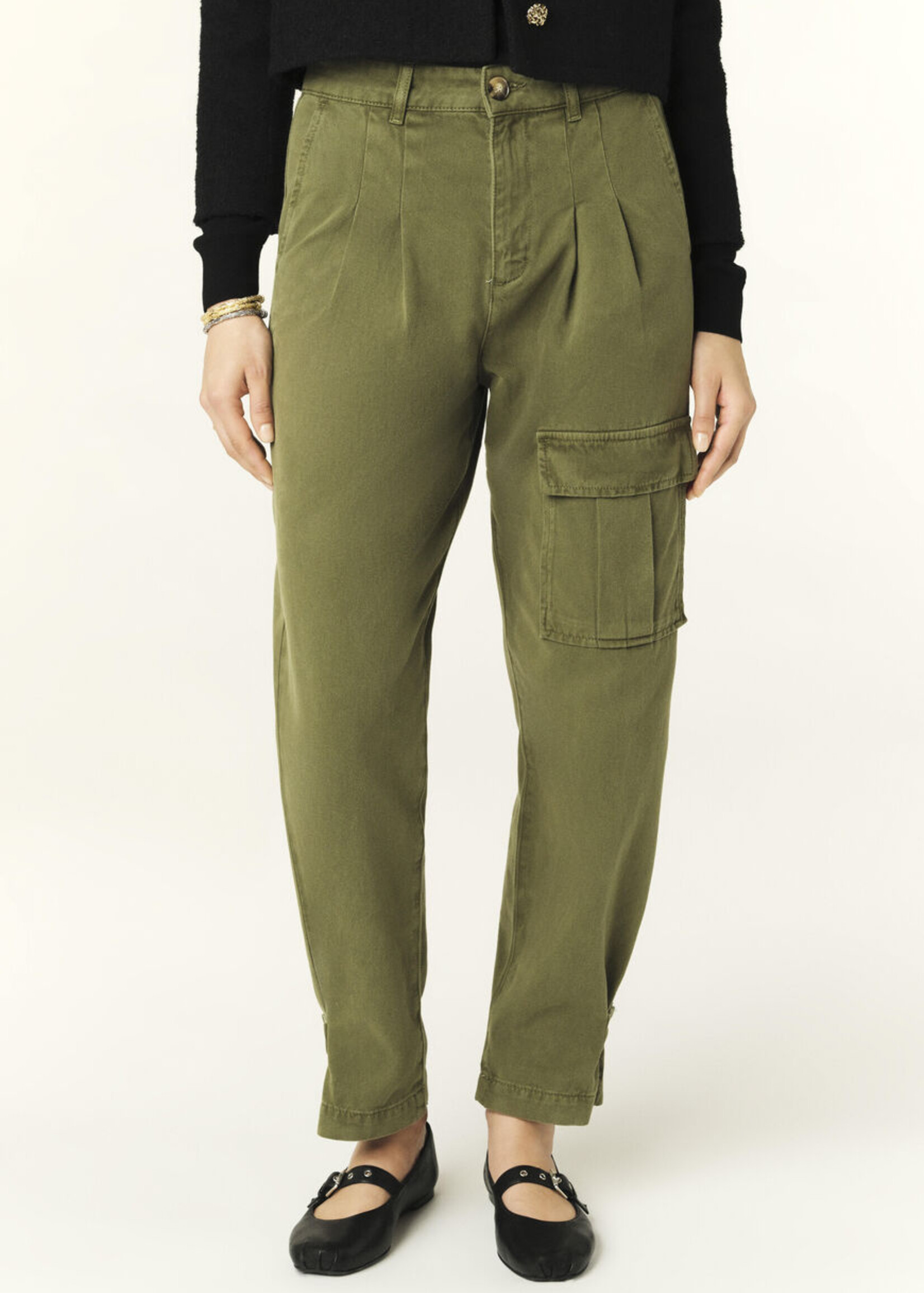 Ba&sh Maroon Pants - Khaki