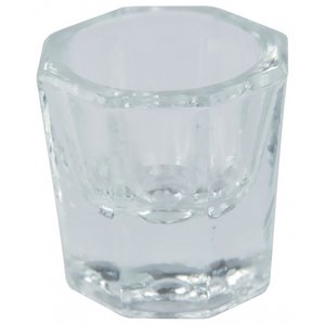 Astra Nails Astra Nails Glass Dappen Dish - Clear 1pc Astra Nails Glass Dappen Dish - Clear 1pc