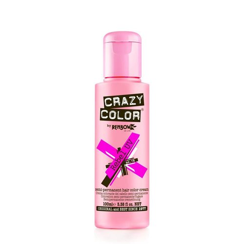 Crazy Color Crazy Color Semi-Permanent Hair Color Cream 100ml Rebel UV