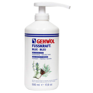 Gehwol Fusskraft Blauw met pomp 500ml