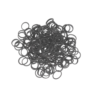 ELASTIC BANDS 500PCS BLACK 20MM