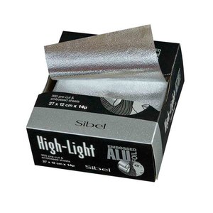 PRECUT EMBOSSED ALU SHEETS 27X12CM 14µ 300PCS