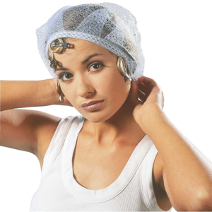 Sibel Nachtmuts Met Treklint Lichtblauw