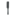Sibel Tunnel Vented Double Brush Black Nylon