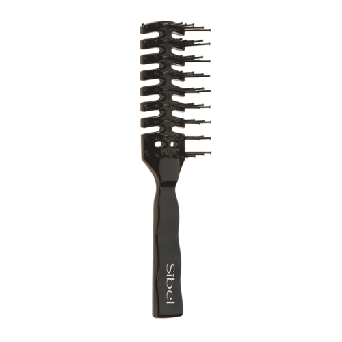 Sibel CROC L BLACK VENTED BRUSH 1PC