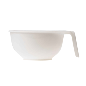 VERFPOTJE MET HANDVAT WIT