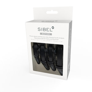 Sibel Gator Clips Mixed Sizes 9/11/14 Zwart 4st