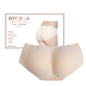 Bye Bra Bye Bra - Slip met Vulling Lage Taille Beige M Bye Bra - Slip met Vulling Lage Taille Beige M
