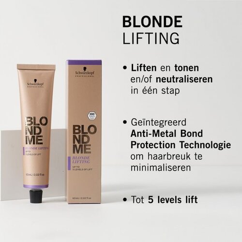 Schwarzkopf Professional Schwarzkopf BlondMe Blonde Lifting Ash 60ml - new