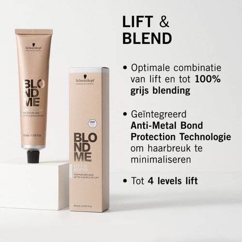 Schwarzkopf Professional Schwarzkopf BlondMe Lift & Blend Ice 60ml - New