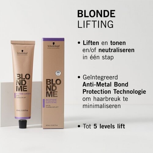Schwarzkopf Professional Schwarzkopf BlondMe Blonde Lifting Ice-Rise 60ml - New