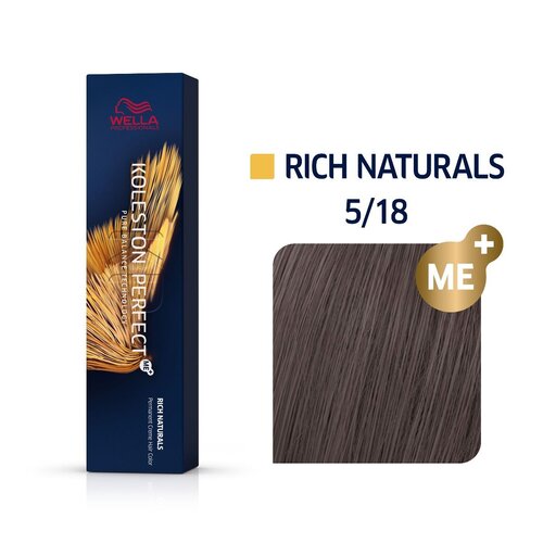 Wella Professionals Wella Professionals Koleston Perfect Me 5/18 Rich Naturals 60ml Wella Professionals Wella Professionals Koleston Perfect Me 5/18 Rich Naturals 60ml