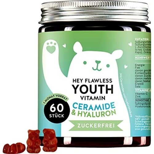 Bears With Benefits Bears With Benefits Hey Flawless Youth Vitamin - suikervrij - 60st