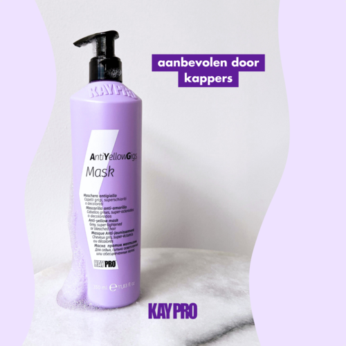 KayPro KayPro No Yellow set shampoo 350ml & haarmasker 350ml & sublime haarspray 100ml - giftset