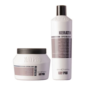 KayPro KayPro Keratin set shampoo 350ml & haarmasker 500ml - giftset voor beschadigd haar KayPro Keratin set shampoo 350ml & haarmasker 500ml - giftset voor beschadigd haar