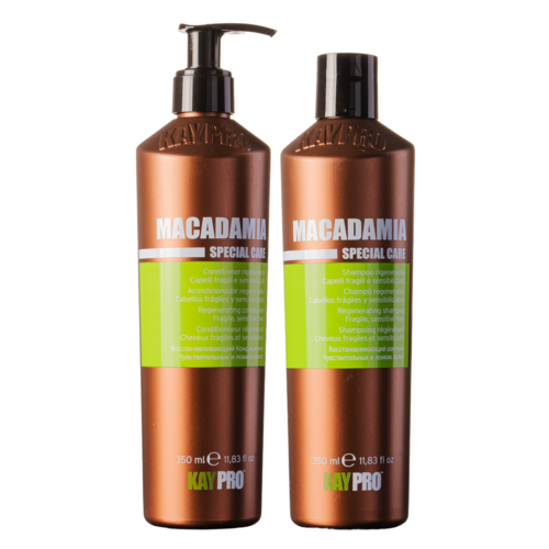 KayPro KayPro Macadamia set shampoo 350ml & conditioner 350ml - giftset voor fijn en droog haar