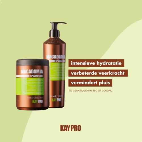 KayPro KayPro Macadamia set shampoo 350ml & conditioner 350ml - giftset voor fijn en droog haar