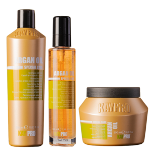 KayPro KayPro Argan Oil Set Shampoo 350ml & Haarmasker 500ml & Haartreatment 100ml - Giftset voor dik en droog haar KayPro Argan Oil Set Shampoo 350ml & Haarmasker 500ml & Haartreatment 100ml - Giftset voor dik en droog haar