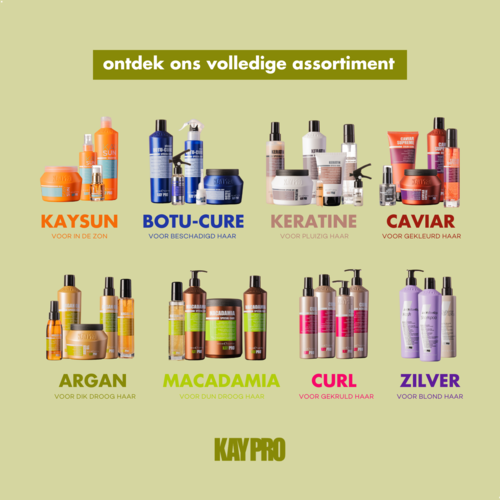 KayPro KayPro Argan Oil Set Shampoo 350ml & Haarmasker 500ml & Haartreatment 100ml - Giftset voor dik en droog haar