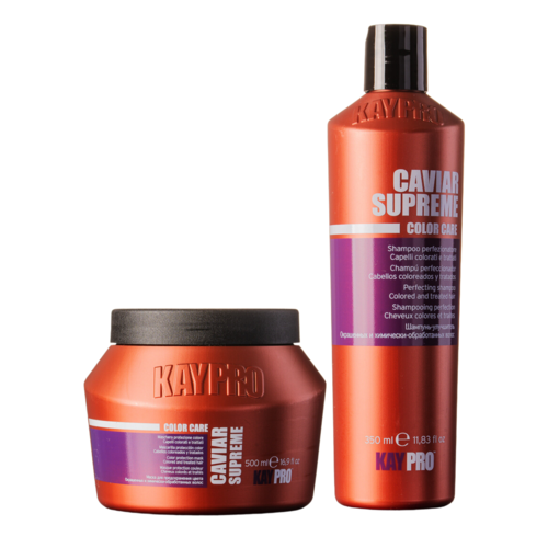 KayPro KayPro Caviar Supreme set shampoo 350ml & haarmasker 500ml - giftset voor gekleurd haar