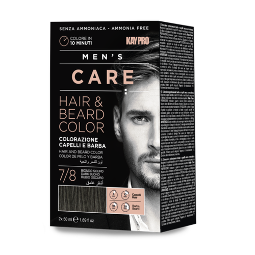 KayPro KayPro Men's Hair & Beard Color Care Kit  Light Brown 7/8