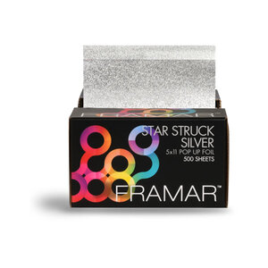 Framar Star Struck Silver Pop Up Alu Foil 500 sheets 13 x 28
