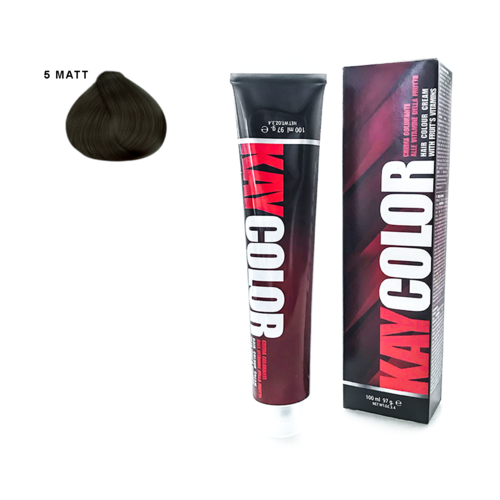 Kay Color Kay Color Hair Color Cream 100 ml - Matt 5 Chestnut