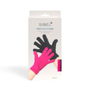 Sibel Bleekmiddel Handschoenen Blenders Roze & Zwart 2st