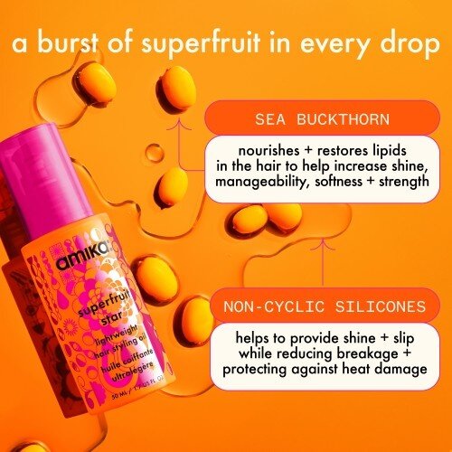 Amika Amika Superfruit Star Lightweight Hair Styling Oil 50ml