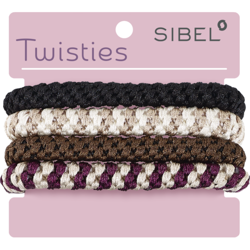 Sibel Sibel Twisties Haarelastiek Multicolor Sibel Sibel Twisties Haarelastiek Multicolor