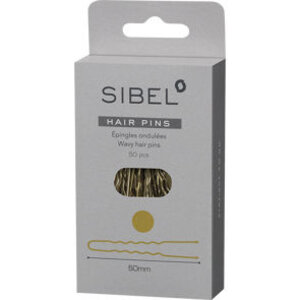 Sibel Wavy Pins 60mm Blond/50Pcs
