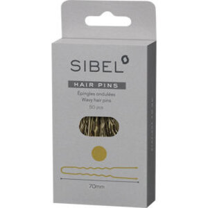 Sibel Wavy Pins 70mm Blond/50Pcs