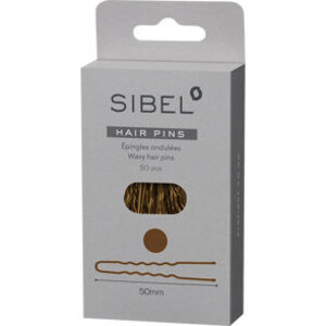 WAVY PINS 50MM BROWN/50PCS