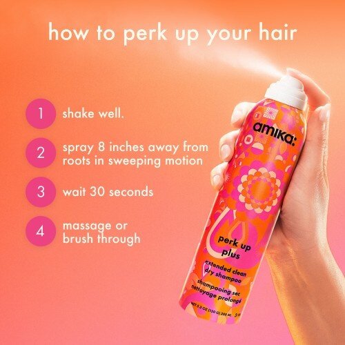Amika Amika Perk Up Plus Extended Clean Dry Shampoo 67ml Amika Amika Perk Up Plus Extended Clean Dry Shampoo 67ml
