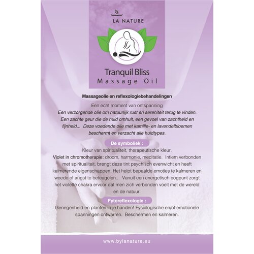 By La Nature By La Nature Tranquil Bliss Massage Olie 200 ml By La Nature By La Nature Tranquil Bliss Massage Olie 200 ml