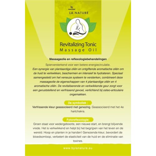 By La Nature By La Nature Revitalising Tonic Massage 200ml By La Nature By La Nature Revitalising Tonic Massage 200ml